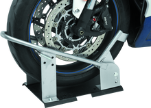 Load image into Gallery viewer, BKM152453-BikeMaster Heavy Duty Wheel Chock - Silver-Bike Racks-Bike Master