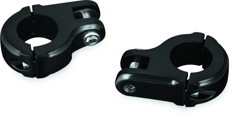 KUR7616-Kuryakyn Brute Highway Peg Mount Black-Footpegs-Kuryakyn