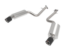 Load image into Gallery viewer, aFe aFe Lexus IS350 14-22 V6-3.5L Takeda Axle-Back Exhaust System- Carbon Fiber Tip