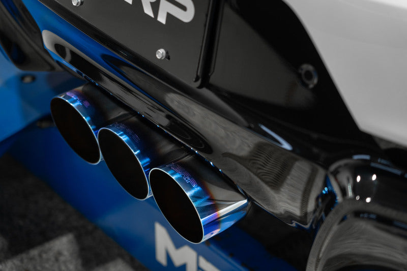 MBRPS49043BE-MBRP 2024+ Acura Integra Type-R T304 SS 3in Cat-Back Triple Center Outlet Exhaust w/Burnt Tips-Catback-MBRP