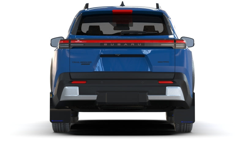 Rally Armor MF156-UR-BLK-BL Black UR Mud Flap Kit with Blue Logo - 2026 Subaru Trailseeker - image 1