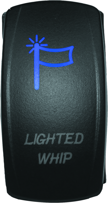 DFR521393-DragonFire Racing Lighted Switch Whip On/Off Blue-Relays-DragonFire Racing