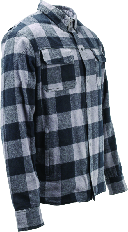RIV094523-River Road Vise Flannel Moto Shirt - Large-Shirts-River Road