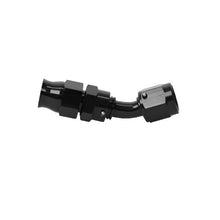Load image into Gallery viewer, Aeromotive PTFE Hose End - AN-06 - 45 Deg - Black Anodized-Fittings-Aeromotive