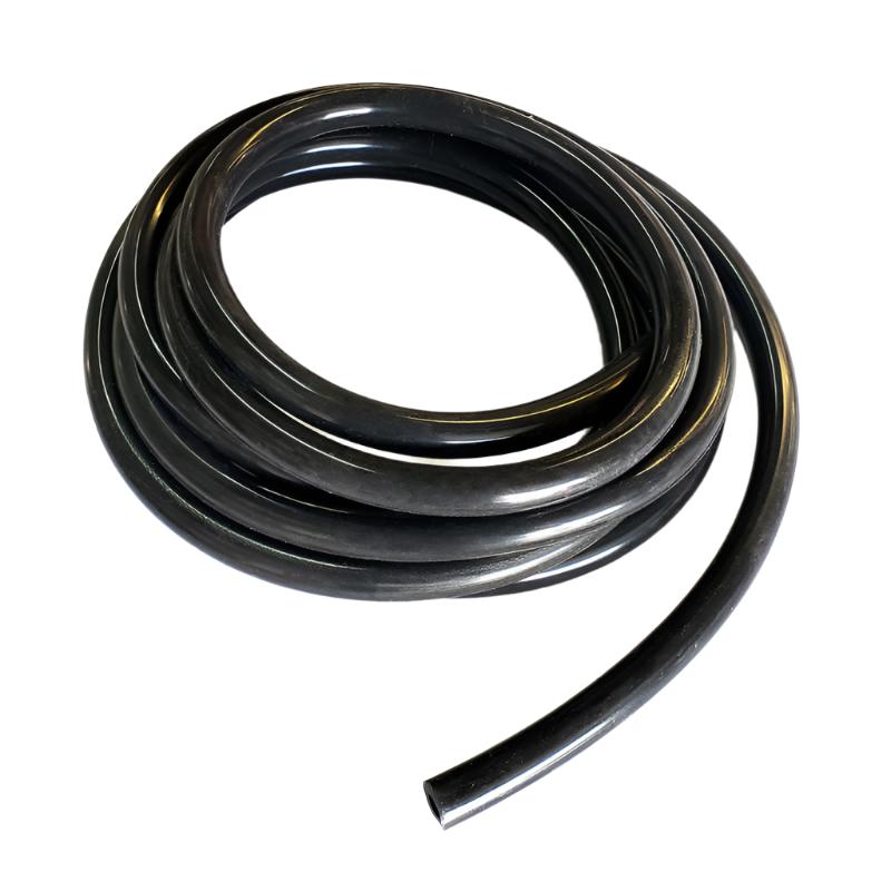 TIC132-06050-0001-Ticon Industries 1/4in / 6mm Black Silicone Hose - 50ft-Silicone Couplers & Hoses-Ticon