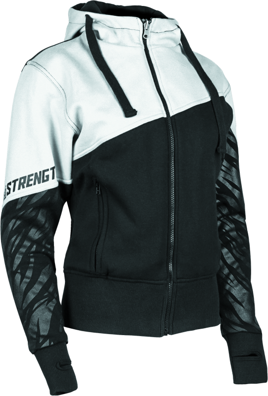 SAS884457-Speed and Strength Cat Outa Hell Hoody White/Black Womens - Small-Sweatshirts-Speed and Strength