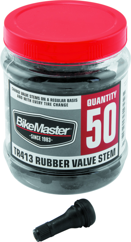 BKM151410-BikeMaster Valve Stem TR413 Rubber Tub/51-Valve Stems-Bike Master