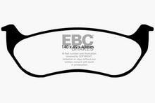 Load image into Gallery viewer, EBCDP41673R-EBC 07-11 Ford Explorer Sport Trac 4.0 Yellowstuff Rear Brake Pads-Brake Pads - Performance-EBC