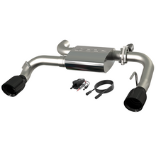 Load image into Gallery viewer, QTP440521B-QTP 21-24 Ford Bronco QTP Screamer Axle Back Black Tips-Axle Back-QTP