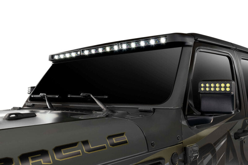 ORL5917-023-Oracle Jeep Wrangler JL/Gladiator JT Integrated Windhsiled LED Light Bar System-Light Mounts-ORACLE Lighting