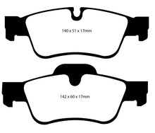 Load image into Gallery viewer, EBCDP41593R-EBC 05-06 Mercedes-Benz G55 AMG 5.4 Supercharged Yellowstuff Rear Brake Pads-Brake Pads - Performance-EBC