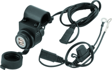 Load image into Gallery viewer, BKM152232-BikeMaster Dual USB Socket w/ Bracket-Light Accessories and Wiring-Bike Master