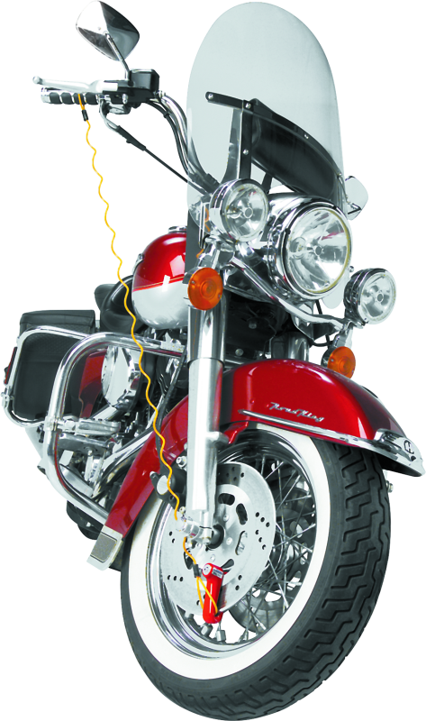 BKM132202-Bully Lock Disc Reminder 4in Lock - Yellow-Security Locks-Bike Master