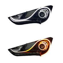 Load image into Gallery viewer, XK Glow 36inch - 2pc Sequential Switchback LED Strip Kit DRL Turnsignal for Headlights-Light Accessories and Wiring-XKGLOW