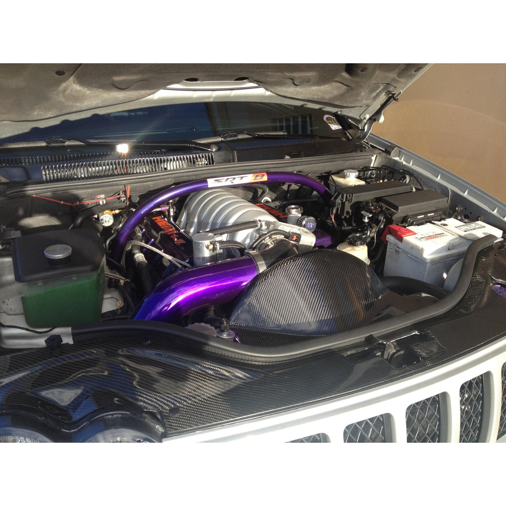 Jeep Grand Cherokee Wk1 2005-2010 Carbon Fiber Fan Shroud "Cover" - Black Ops Auto Works