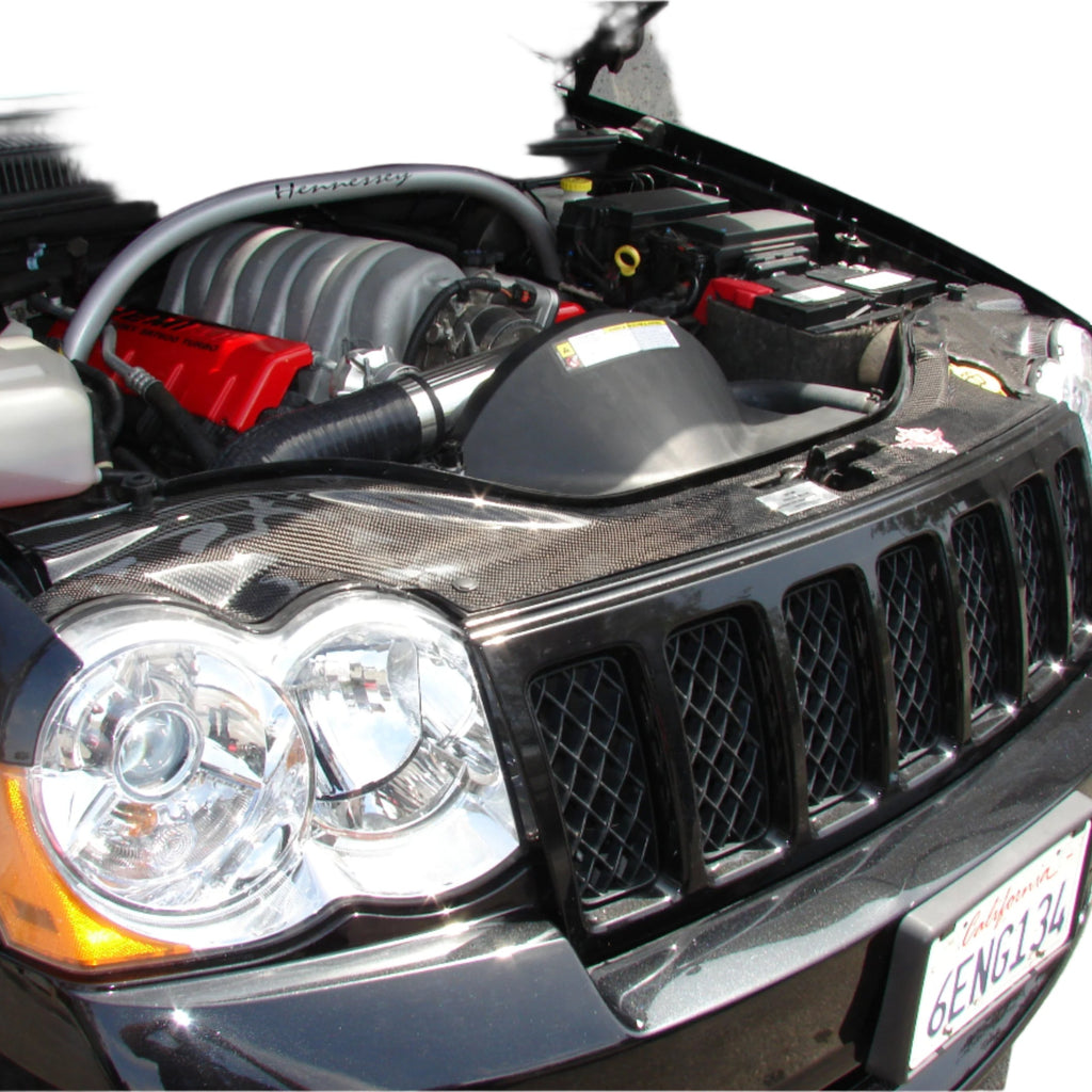 2005-2010 Jeep Grand Cherokee Carbon Fiber Radiator Cover - Black Ops Auto Works