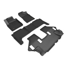Load image into Gallery viewer, 3D Maxpider 19-24 Nissan Armada Kagu Floor Mat- Black R1 R2 R3 - 3D MAXpider ACEL1NS14601509