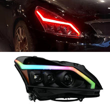 Load image into Gallery viewer, RGB Halo Kits (2010-2013) Infiniti G37 Multicolor Flow DRL Boards (for Spyder Headlights only)