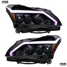 Load image into Gallery viewer, RGB Halo Kits (2010-2013) Infiniti G37 Multicolor Flow DRL Boards (for Spyder Headlights only)