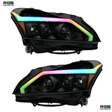 Load image into Gallery viewer, RGB Halo Kits E3 | A20 | P2 - BX1 (2010-2013) Infiniti G37 Multicolor Flow DRL Boards (for Spyder Headlights only)