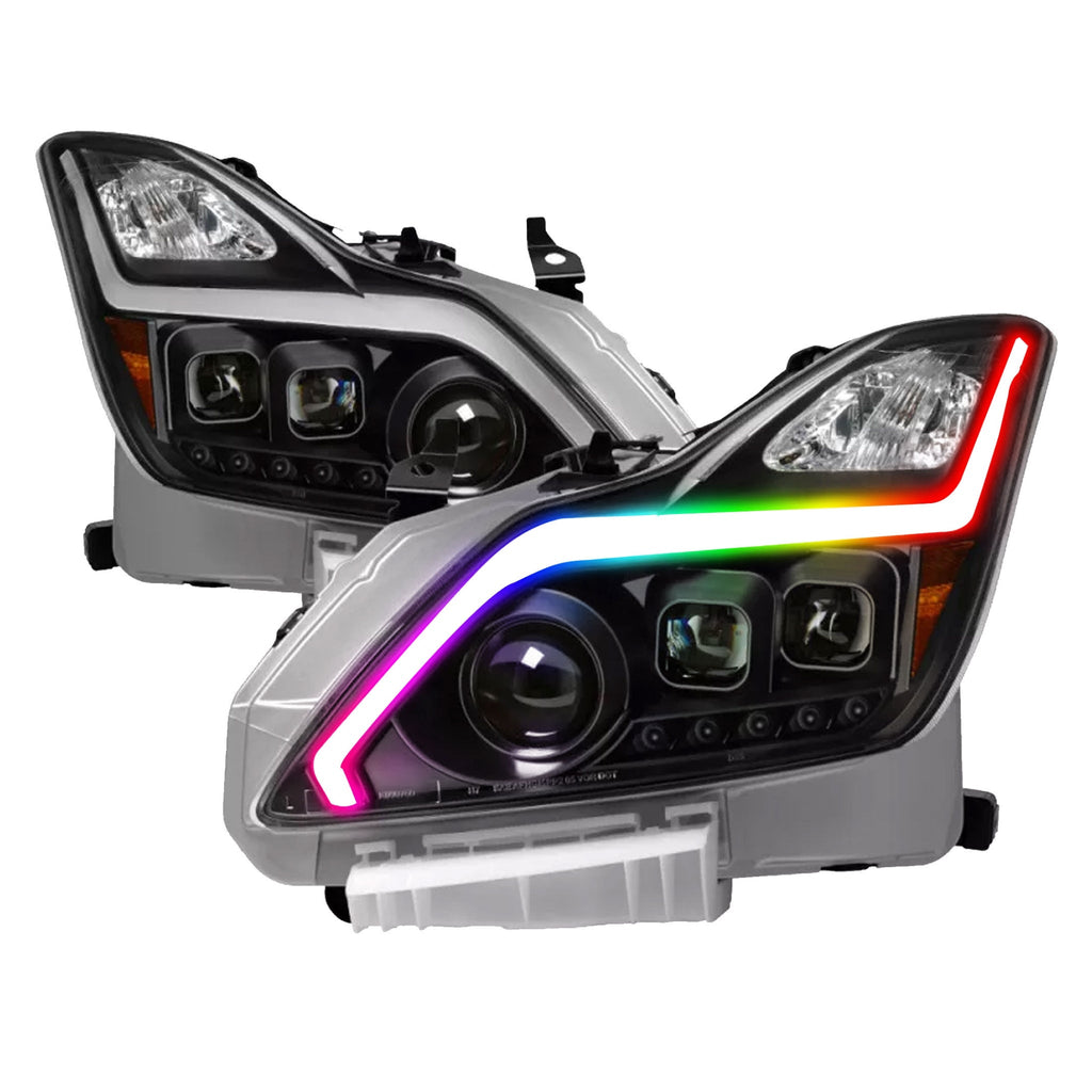RGB Halo Kits E4 | A20| P2 - BX1 (2010-2013) Infiniti G37 Multicolor Flow DRL Boards (for Spyder Headlights only)