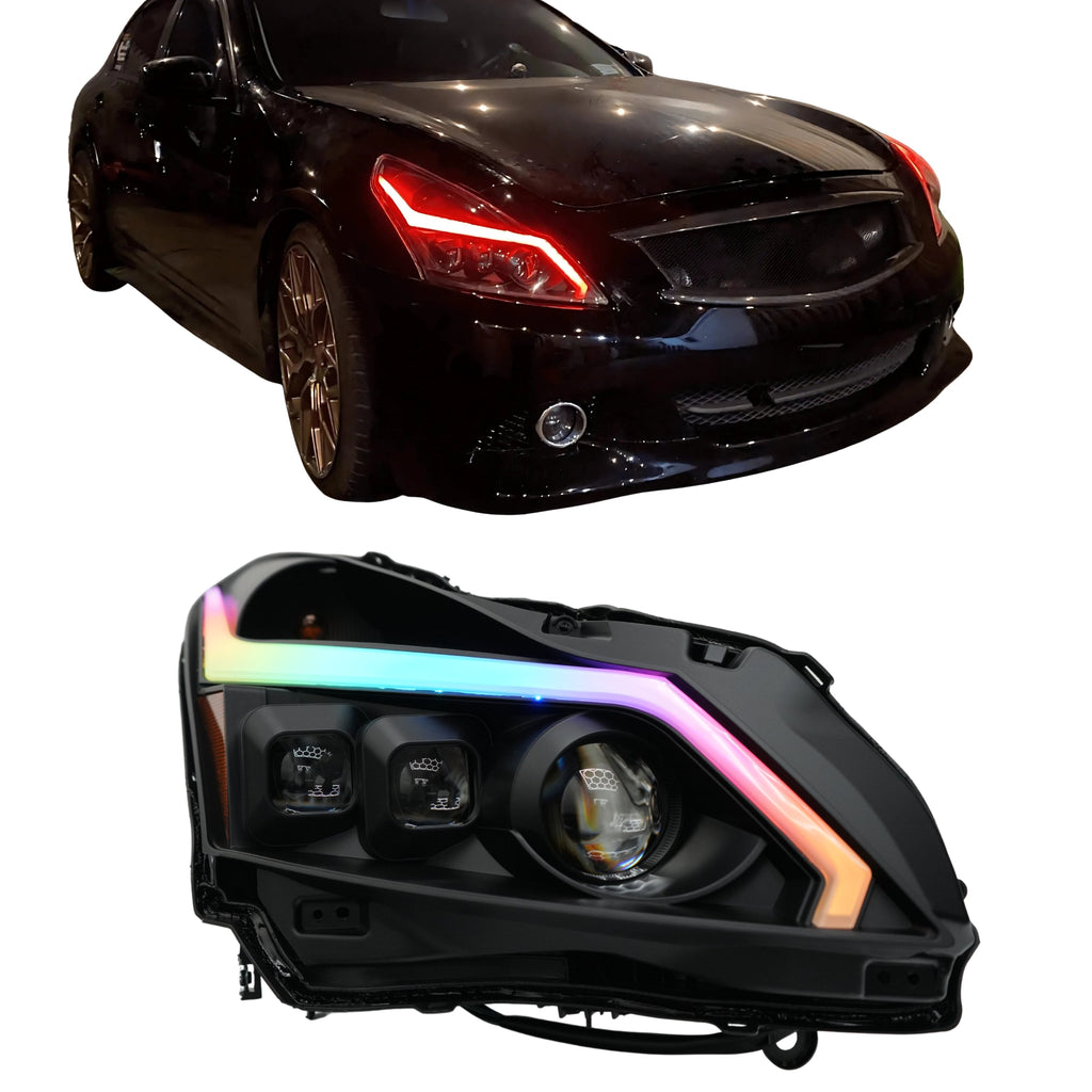 RGB Halo Kits (2010-2013) Infiniti G37 Multicolor Flow DRL Boards (for Spyder Headlights only)