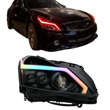 Load image into Gallery viewer, RGB Halo Kits (2010-2013) Infiniti G37 Multicolor Flow DRL Boards (for Spyder Headlights only)