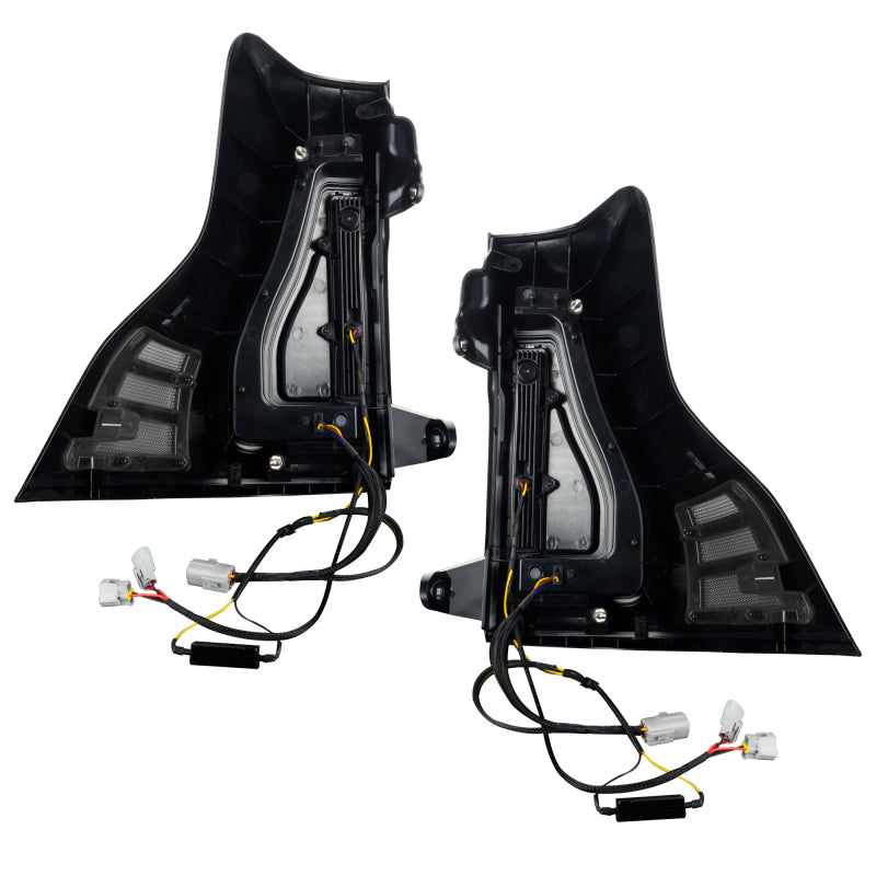 Prado black tail lights