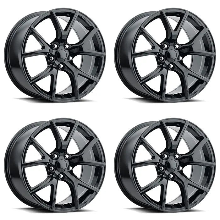 2010-2024 Jeep Grand Cherokee 2018 Trackhawk Replica Wheels (Set Of 4) - Factory Reproductions FR 75 - Black Ops Auto Works
