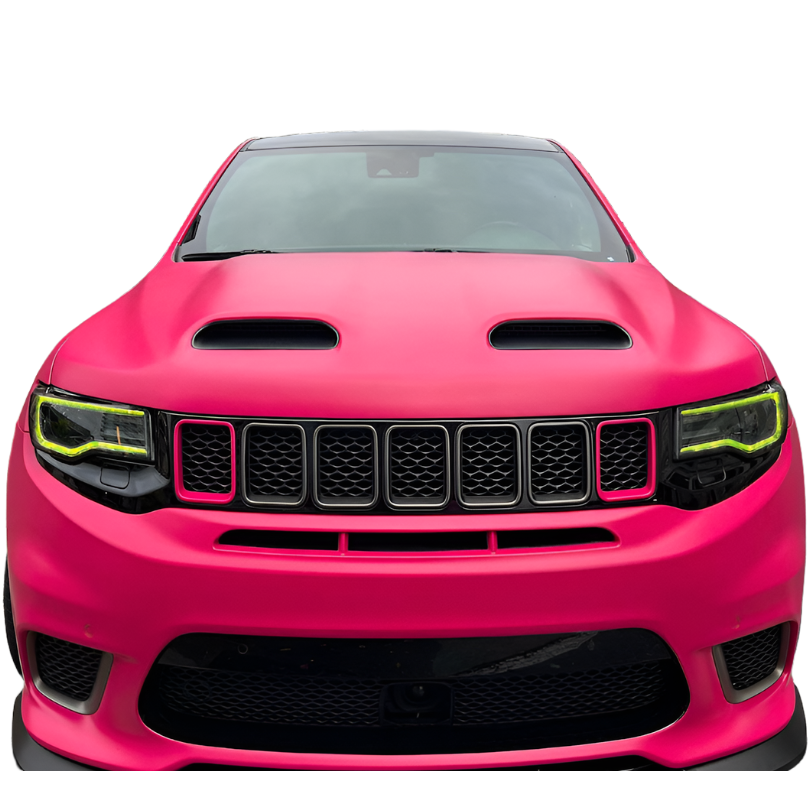 2011-2021 Jeep Grand Cherokee Carbon Fiber Red Eye Hood