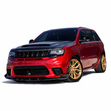 Load image into Gallery viewer, Jeep SRT Demon style hood installed aggressive vent ring