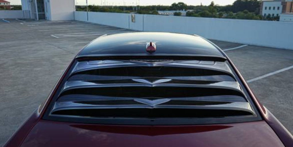 Chrysler 300 discount window louvers