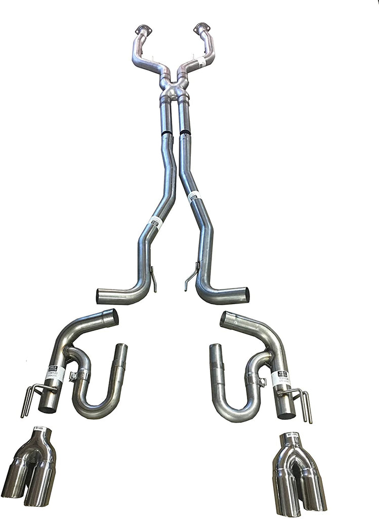 2014-2018 Chevrolet SS 6.2L V8 Sedan Performance Catback 3" Street Race X3 XF - Black Ops Auto Works