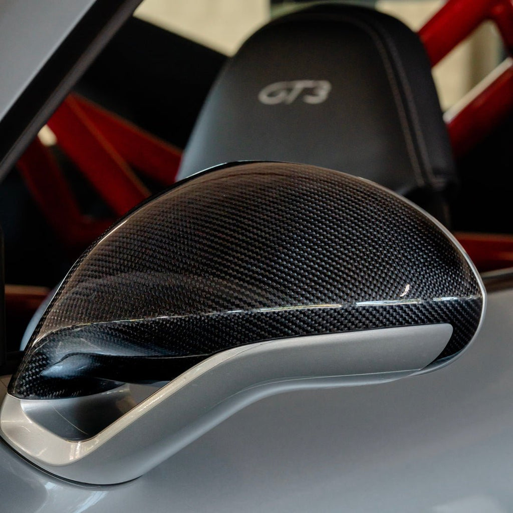 2014-2020 Porsche 991 Turbo GT3 GT3RS Carbon Fiber Mirror Housing - Black Ops Auto Works