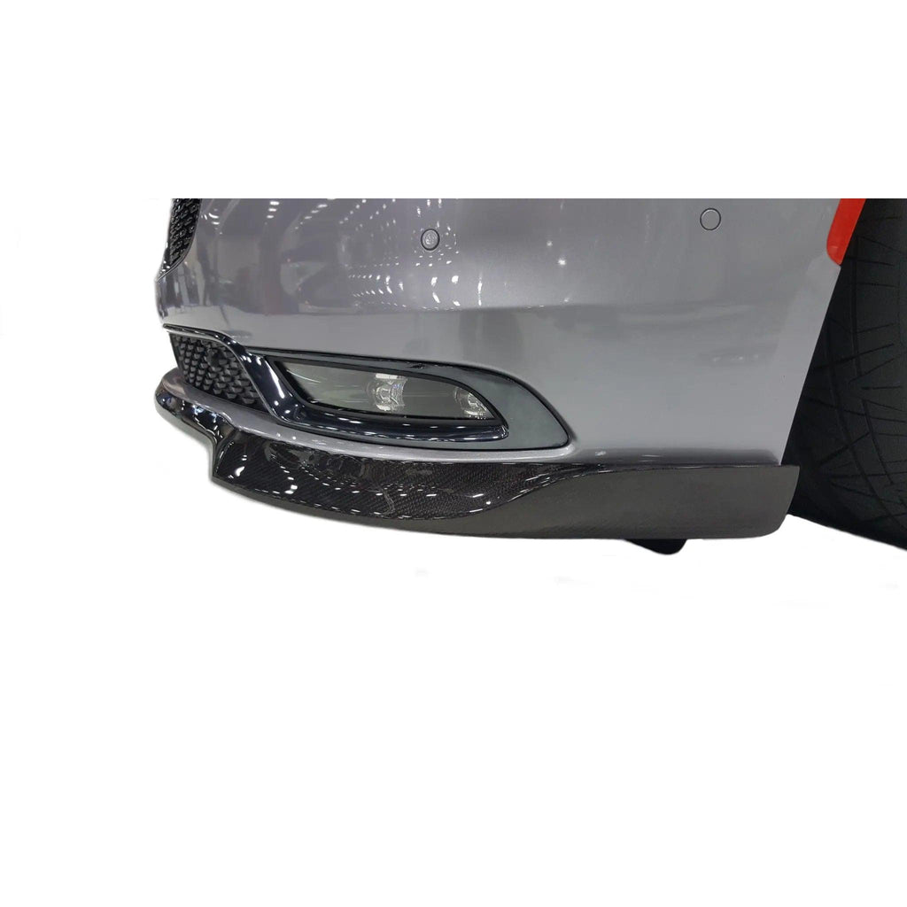 2015-2023 Chrysler 300S Carbon Fiber & Fiberglass Front Lip Splitter