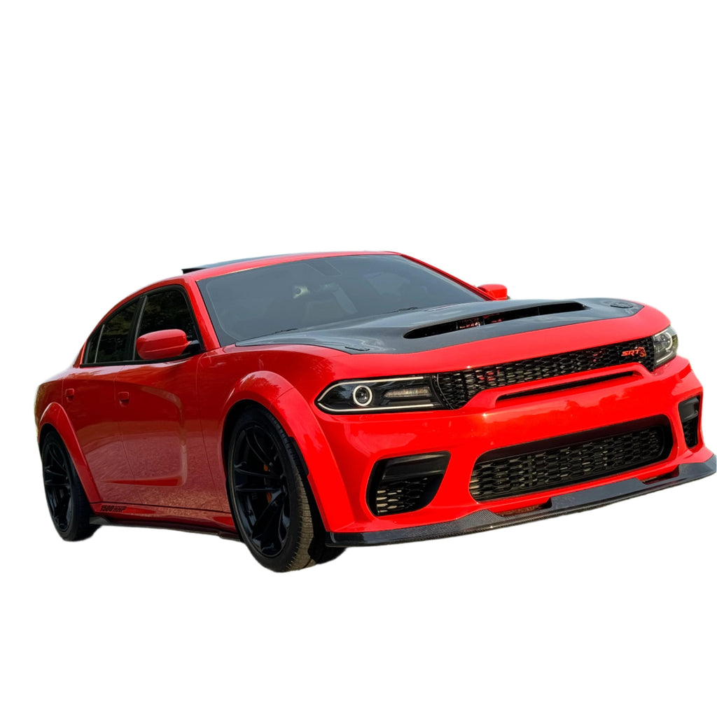 2015-2023 Dodge Charger Demon W/ Window Hood-Hoods-Black Ops Auto Works