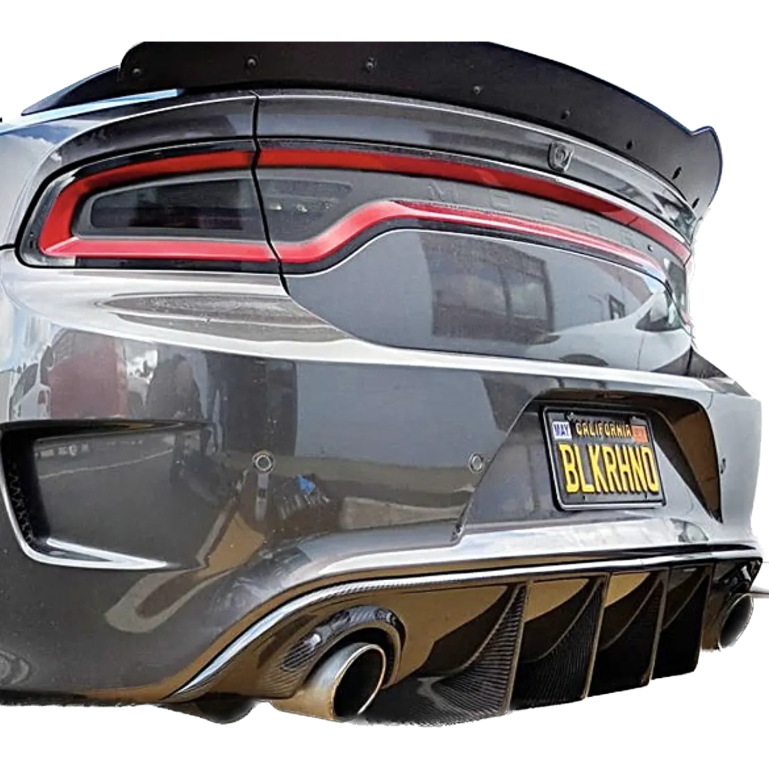 Dodge Charger Carbon Fiber Rear Diffuser 2015-2023 Non-Widebody – Black ...