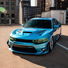 Load image into Gallery viewer, Dodge Charger Carbon Fiber Sniper 3.0 Hood 2015-2023 - Black Ops Auto Works