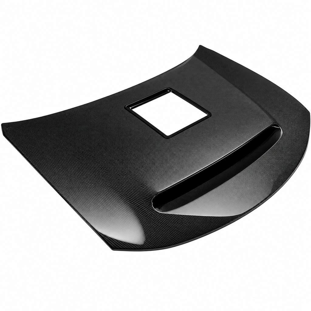 2015-2023 Dodge Charger Demon Window Hood in carbon fiber by Black Ops Auto Works