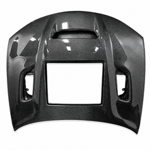 Load image into Gallery viewer, 2015-2023 Dodge Charger Demon style window hood installed for aggressive exterior styling and engine bay visibility
