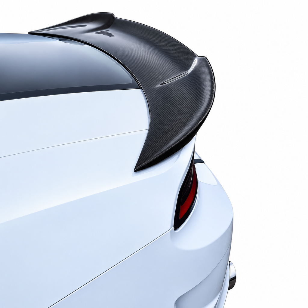 Carbon fiber rear decklid ducktail spoiler for 2015-2024 Dodge Charger