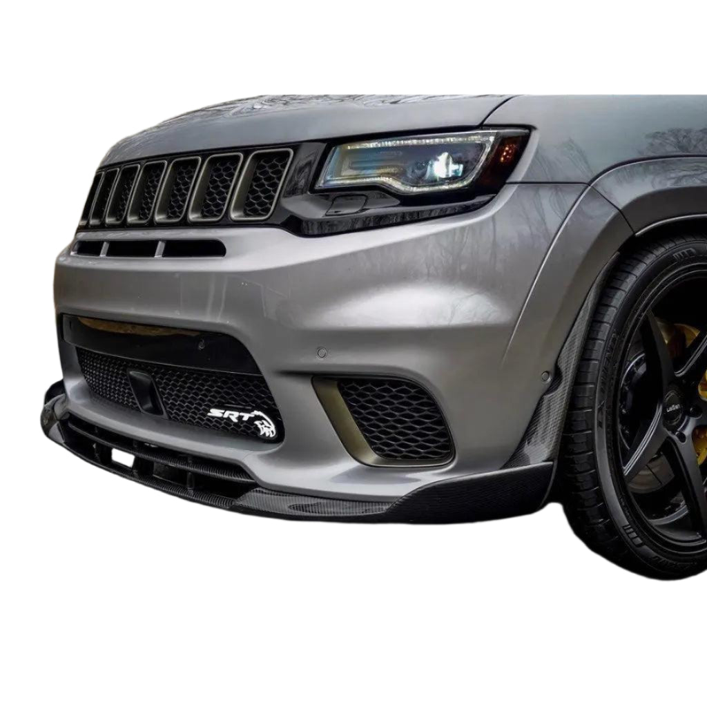 2017-2021 Jeep Grand Cherokee TrackDemon Carbon Fiber Front Splitter - Black Ops Auto Works