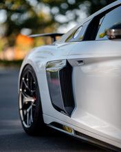 Load image into Gallery viewer, 2017-2023 Audi R8 OEM Carbon Fiber Authentic Audi Sport LMS GT4 Side Blades (Gen 2) - Black Ops Auto Works