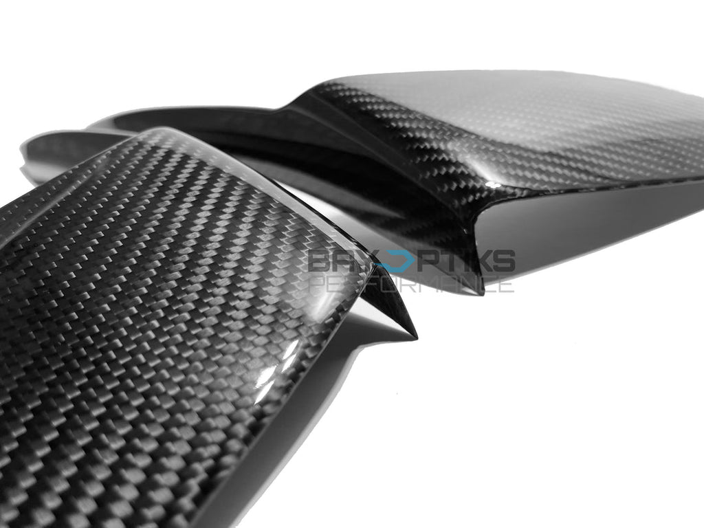 2018-2019 Porsche 991.2 GT3 GT3 RS Carbon Fiber Front Bumper Splitters - Black Ops Auto Works