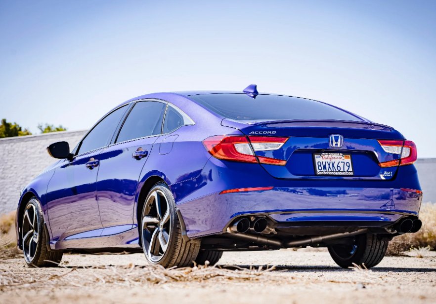 2018+ Honda Accord 3" Frontpipe - Back Exhaust w/ Ceramic Coated Tips - Black Ops Auto Works