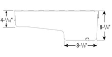 Load image into Gallery viewer, Moroso 1986+ Chevrolet SBC (w/Passenger Side Dipstick) Wet Sump 6qt 8.25in Steel Oil Pan - Black