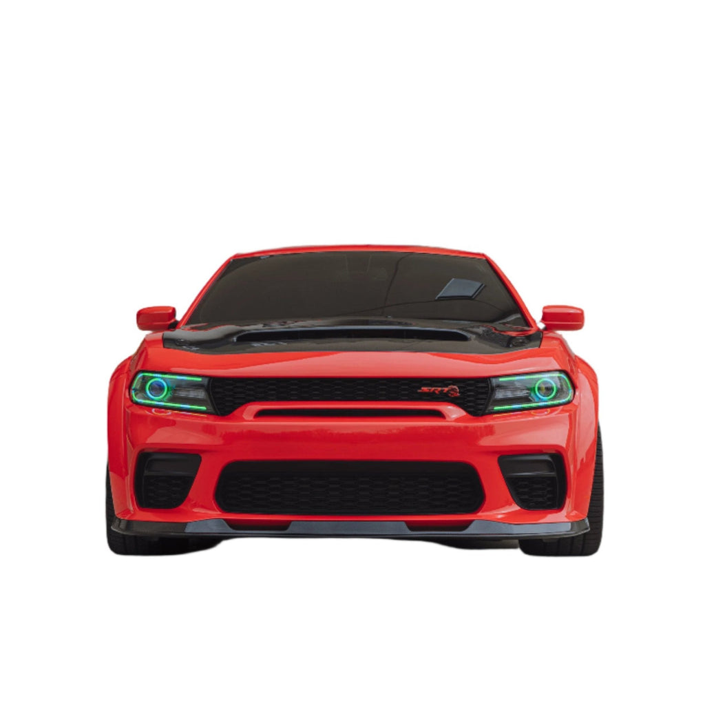 Dodge Charger Carbon Fiber Front Lip Splitter Widebody-Lips & Splitters-Black Ops Auto Works-Fiberglass-