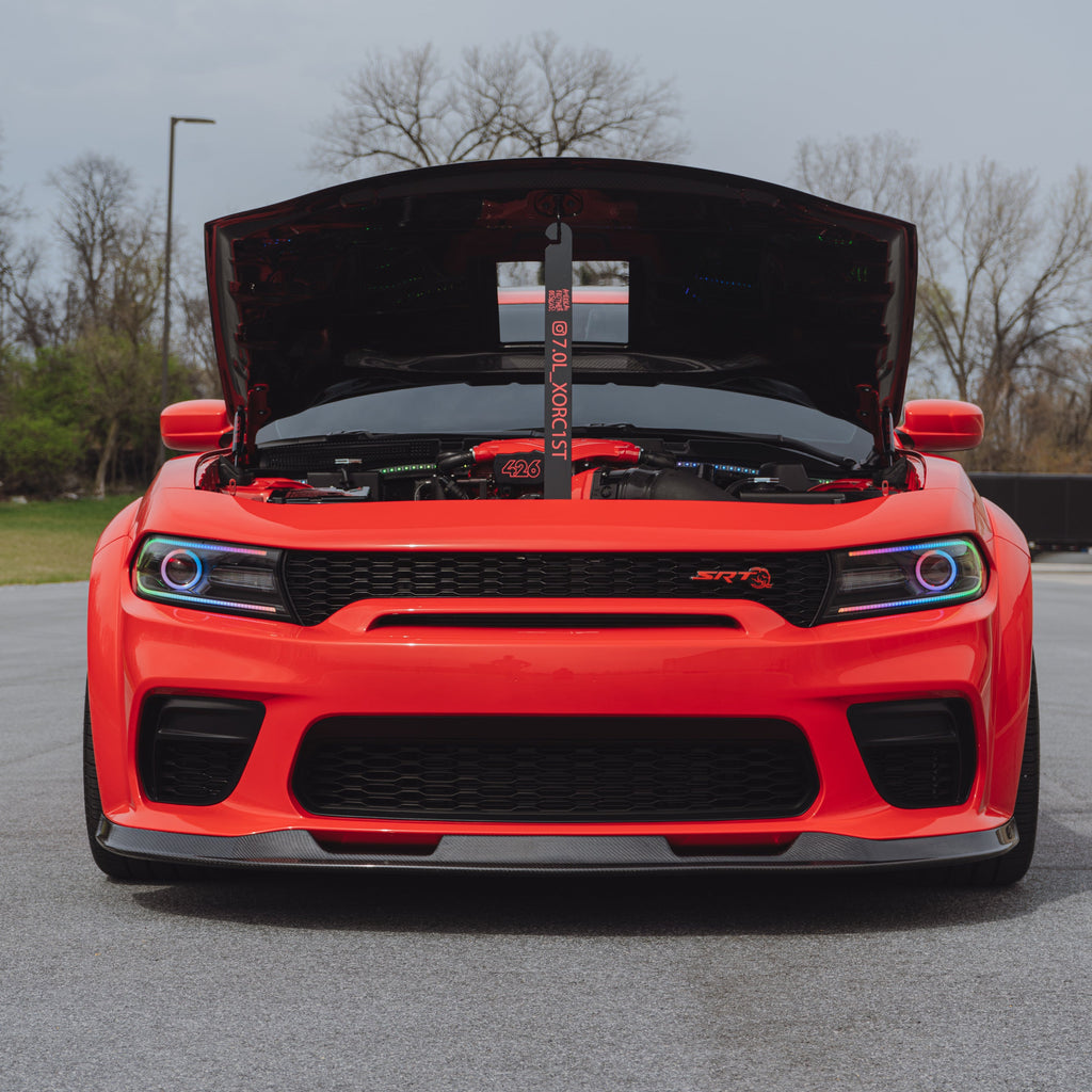 Dodge Charger Carbon Fiber Front Lip Splitter Widebody-Lips & Splitters-Black Ops Auto Works-Fiberglass-