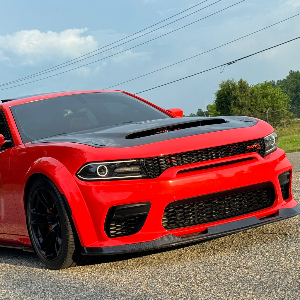 -2019-2023 Dodge Charger Widebody Carbon Fiber Front Lip Splitter-Lips & Splitters-Black Ops Auto Works