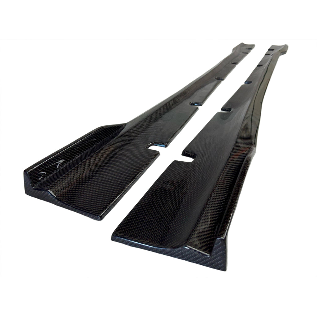 Dodge Charger Widebody Carbon Fiber Side Skirts-Side Skirts-Black Ops Auto Works-Fiberglass-